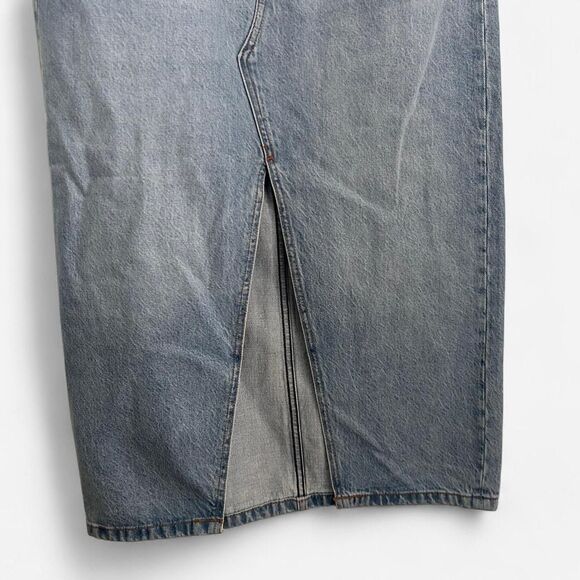 American Eagle High Rise Denim Midi Skirt | Y2K Grunge / 90s Revival | 28 NWT - Picture 4 of 7